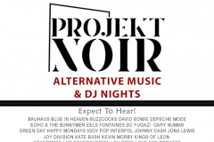 Projekt Noir Gig Poster 14 June 2025