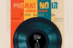 Projekt Noir Gig Poster 14 June 2025