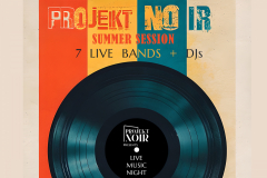 Projekt Noir Gig Poster 14 June 2025