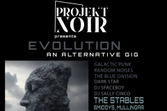 Projekt Noir Gig Poster 22 March 2025