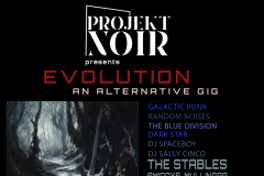 Projekt Noir Gig Poster 22 March 2025