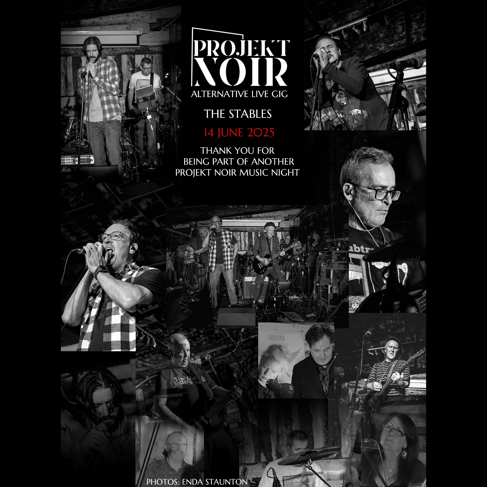 Projekt Noir Gig - Saturday 14 June 2025