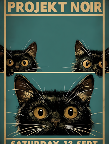 Projekt Noir Gig - Cats Poster - 13 September 2025